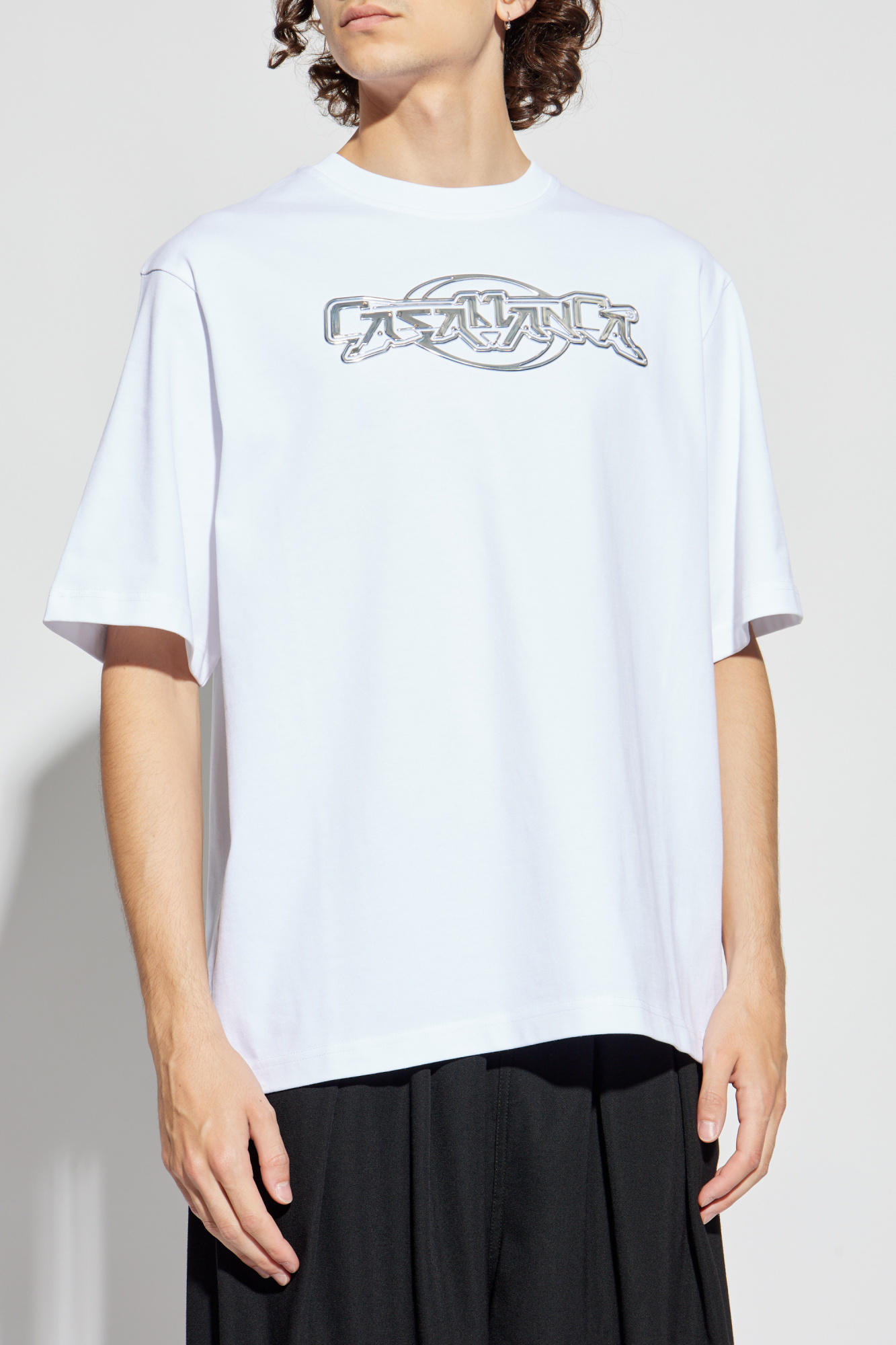Casablanca 25SS Tシャツ・カットソー ベージュ系 CASABLANCA (カサブランカ) AW25 Tシャツ MONTAGNE ONDUL